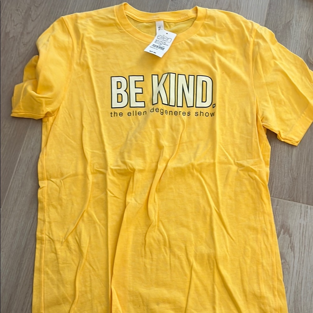 Bella Canvas Yellow Short Sleeve Tee Be Kind